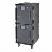 Cambro Pro Cart Ultra PCUCC615 Two-Compartment Electric Cold Food Pan Carrier