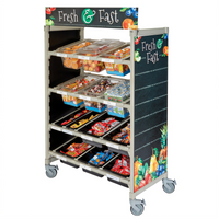 Cambro Camshelving Flex Station Fresh & Fast Merchandiser Sign Kit for 24-Inch Deep Units