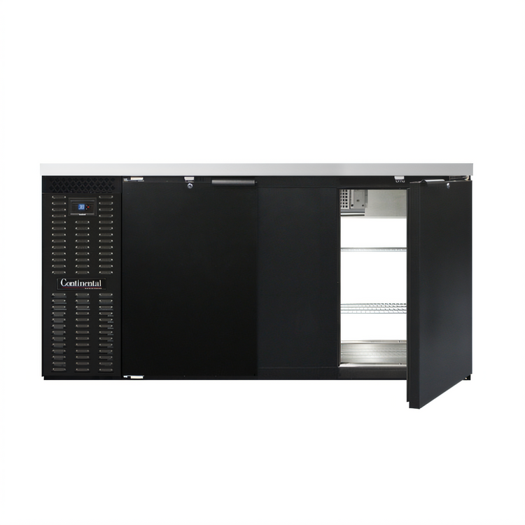 Product image #1 for Continental Refrigerator BB69SNPT Shallow Depth Pass-Thru 4-Door Back Bar Cooler