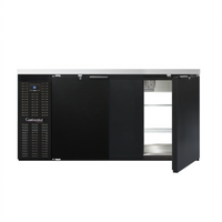 Continental Refrigerator BB69SNPT Shallow Depth Pass-Thru 4-Door Back Bar Cooler