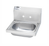 Thumbnail image #1 for Krowne Wall-Mount Stainless Steel Hand Sink with 14-Inch Bowl and 7-3/4-Inch Backsplash