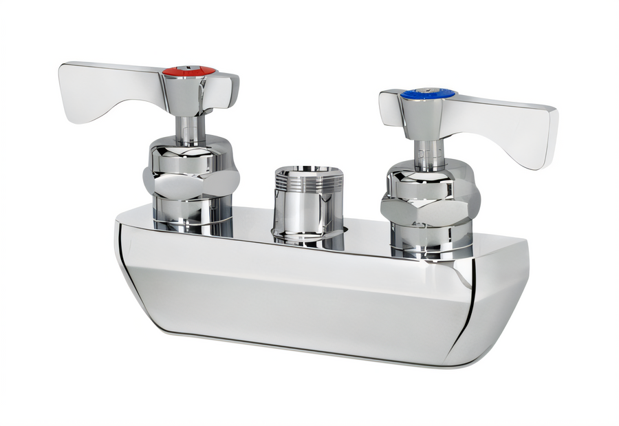 Product image #1 for Krowne Royal Series 4-Inch Center Splash-Mounted Pre-Rinse Faucet Body Without Spout