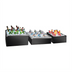Thumbnail image #1 for Cal-Mil Black Collapsible Beverage Ice Housing, 12 x 20 x 6 Inches
