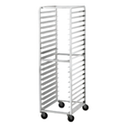 Thumbnail image #1 for Advance Tabco Full-Height Mobile End-Loading Aluminum Pan Rack, 12 Full-Size Sheet Pans