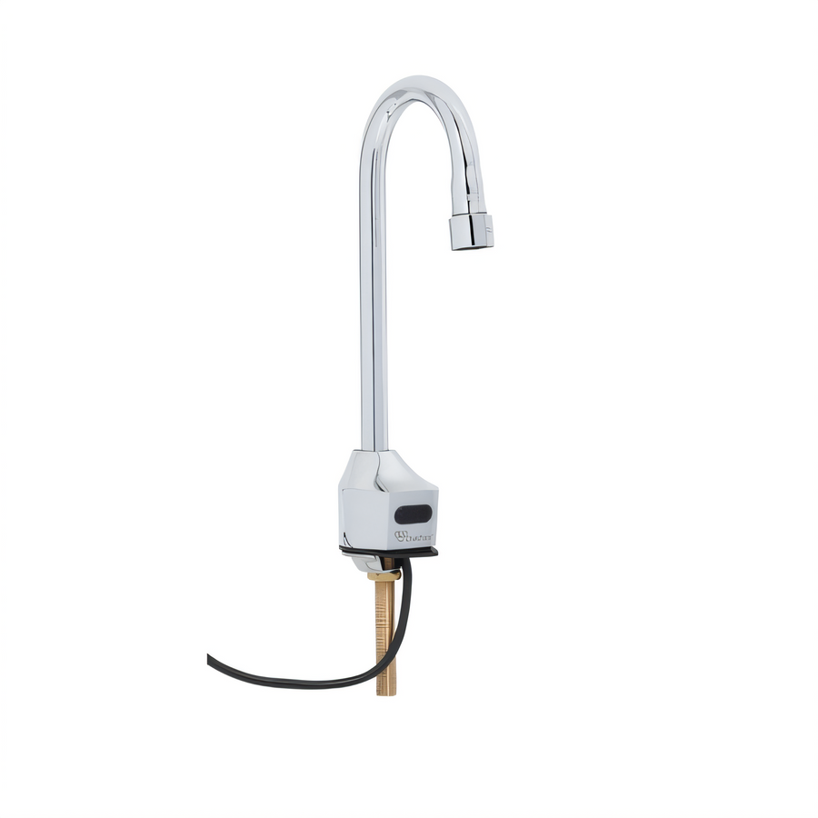 Product image #1 for T&S ChekPoint Touchless Electronic Deck-Mount Single-Hole Gooseneck Faucet with Hydro-Generator and Thermostatic Mixing Valve