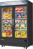 Thumbnail image #1 for Everest Refrigeration EMGF48B Reach-In Glass Door Merchandiser Freezer, 2-Section, 48 Cu. Ft.