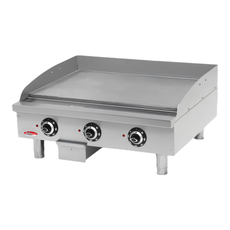 Product image #1 for BakeMax 36-Inch Electric Thermostatic Griddle with 3/4-Inch Polished Steel Plate