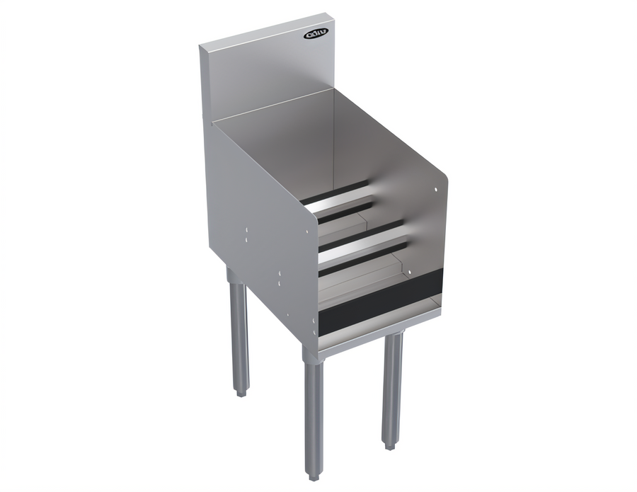 Product image #1 for Royal Series Freestanding Underbar Liquor Bottle Display Unit, 12 Inch x 19 Inch, 9-Bottle Capacity