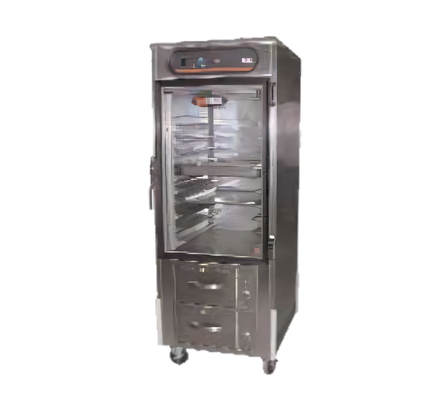 Product image #1 for hotLOGIX HL8-10-RW Full-Height Insulated Heated Holding Cabinet with 2-Drawer Warmer