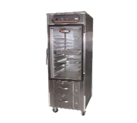 hotLOGIX HL8-10-RW Full-Height Insulated Heated Holding Cabinet with 2-Drawer Warmer