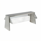Thumbnail image #1 for Advance Tabco SU-P-334 Replacement Plastic Front Food Shield for TBS-4 Serving Shelf, One Side