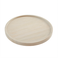 American Metalcraft Hampton Collection Sun-Bleached Wooden Plate, 12 Inch