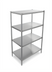 Thumbnail image #1 for John Boos Stainless Steel Dry Storage Shelving Unit with 4 Adjustable Shelves, 42W x 24D x 72H