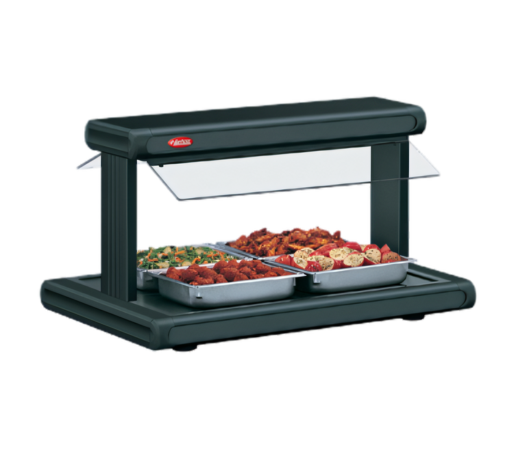 Product image #1 for Hatco Glo-Ray® 36-Inch Self-Service Pass-Thru Buffet Warmer with Heated Base and Double Acrylic Sneeze Guards
