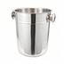 Thumbnail image #1 for Winco 8 Qt Round Non-Insulated Stainless Steel Wine Bucket, Mirror Finish