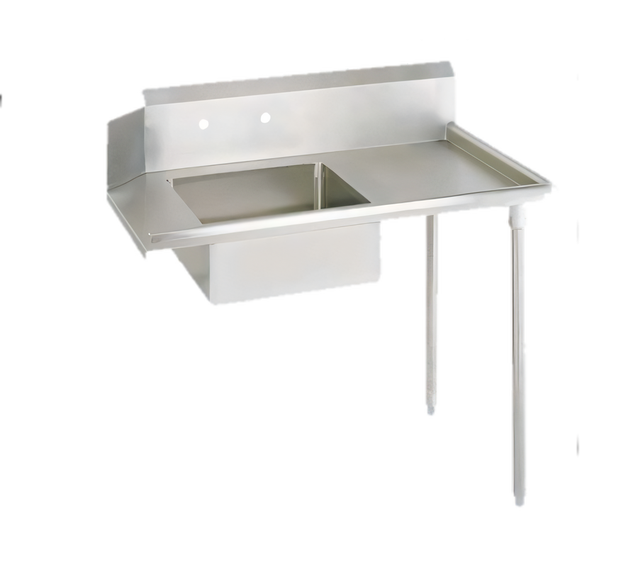 Product image #1 for BK Resources 72-Inch Straight Soiled Dish Table with Right-Hand Sink and Right-To-Left Operation