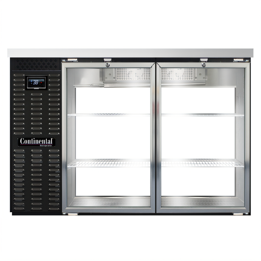 Product image #1 for Continental Refrigerator BB50NGDPT 50" Four Glass Door Pass-Thru Back Bar Cooler