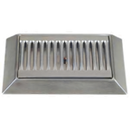 Thumbnail image #1 for Micro Matic USA DP-420D Surface-Mount Stainless Steel Drip Tray Trough with Louvered Screen, 1/2-Inch Drain, 9 x 6-1/2 Inches