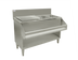 Thumbnail image #1 for Omcan 36 Inch Stainless Steel Cocktail Mix Unit with Sink, Ice Bin, Backsplash, Sliding Cover, Speed Rail and Undershelf