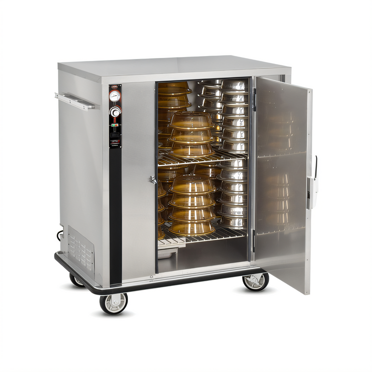 Product image #1 for FWE P-Series P-72-XL Mobile Heated Banquet Cart Holding Cabinet for 60-72 Covered Plates