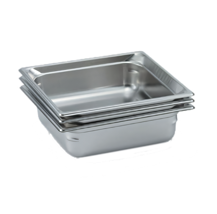 Product image #1 for Vollrath Super Pan 3® 2/3 GN Solid Food Pan, 6-Inch Deep, 12.6 Qt, Stainless Steel