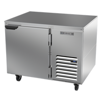 Beverage-Air One-Section Undercounter Side-Mount Refrigerator, 41-Inch W, Solid Door, 7.94 Cu. Ft.