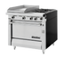 Thumbnail image #1 for Garland Master Series MST42-6T-E 34-Inch Heavy-Duty Modular Gas Combination Top Range with 17-Inch Even Heat Hot Top and Two Open Burners