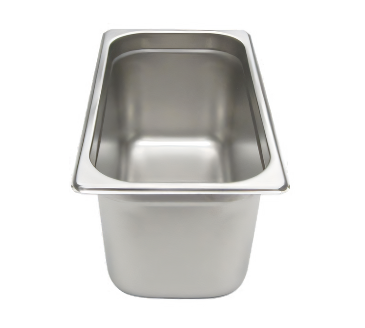 Product image #2 for NestWell 1/3 Size Solid Stainless Steel Steam Table Pan, 6 Inch Deep, 22 Gauge