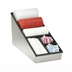 Thumbnail image #1 for Dispense-Rite NLS-1 Narrow 6-Section Stainless Steel Lid, Straw & Condiment Organizer