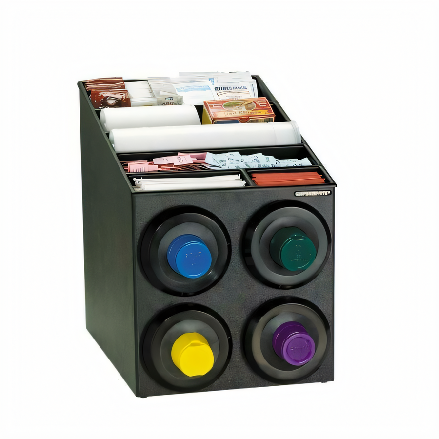 Product image #1 for Dispense-Rite Countertop Cup & Lid Dispensing Cabinet, 4 Dispensers, 8 oz. to 44 oz.