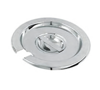 Stainless Steel Slotted Inset Cover with Notched Handle for 2-1/2 Quart Inset