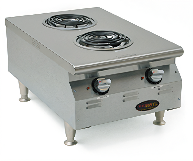 Product image #1 for RedHots Chef Line 18-Inch Countertop Electric Hot Plate with 2 Burners, 240V