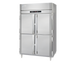 Thumbnail image #1 for Victory UltraSpec™ Extra Wide 2-Section Reach-In Heated Holding Cabinet with 4 Wide Half-Height Solid Hinged Doors, 52 Cu. Ft.