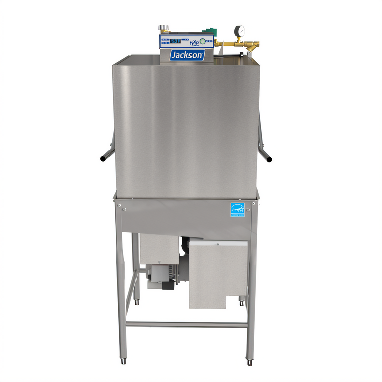 Product image #1 for Jackson WWS NXP-HTD High-Temperature Electric Door-Type Dishwasher with Built-In 70°F Booster, Universal Straight-Thru/Corner