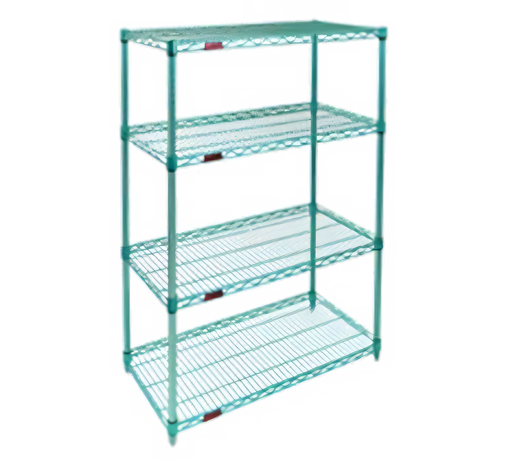 Product image #1 for EagleGard 4-Tier Wire Shelving Starter Unit with QuadTruss Shelves, 48W x 18D x 63H
