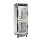 Thumbnail image #1 for Henny Penny HHC980.0 Narrow Full-Size Electric Heated Holding Cabinet, Humidity Control, 10-Pan, Clear Dutch Split Doors, Stainless Steel