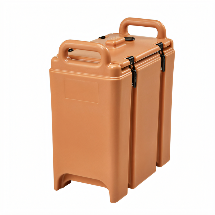 Product image #1 for Cambro Camtainer 3-3/8 Gallon Insulated Soup Carrier / Beverage Server, Coffee Beige, No Spigot