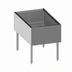 Thumbnail image #1 for CHOICE Pass-Thru Underbar Stainless Steel Ice Bin, 24 Inch W x 38 Inch D, 175 lb. Capacity