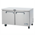 Thumbnail image #1 for Migali Competitor Series 60-Inch 2-Section Stainless Steel Undercounter Reach-In Freezer, 18.2 Cu. Ft., Solid Doors, Self-Contained