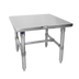 Thumbnail image #1 for John Boos 24 Inch W x 20 Inch D x 20 Inch H Stainless Steel Machine Stand with Galvanized Open Base