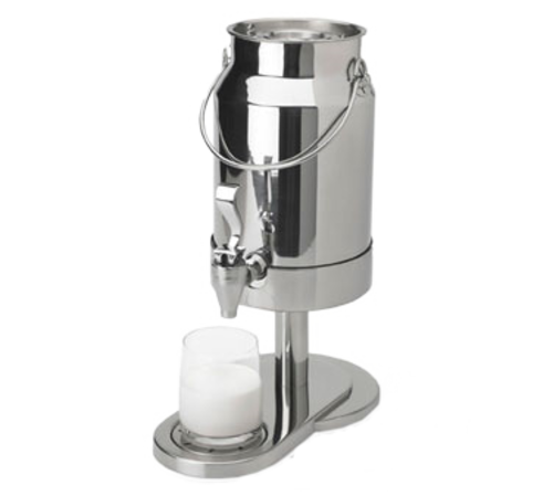 Product image #1 for Somerville™ 5 Quart Stainless Steel Mirror-Finish Milk Dispenser with Pedestal Base