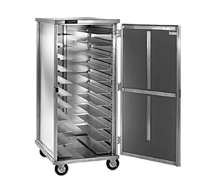 Product image #1 for Cres Cor Mobile Enclosed Non-Insulated Pan Rack Cabinet with 11 Universal Angle Pan Slide Sets