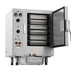 Thumbnail image #1 for AccuTemp Steam'N'Hold S62401D060 6-Pan Countertop Connectionless Electric Vacuum Steamer, 12 x 20 x 2-1/2-Inch Pans, 240V