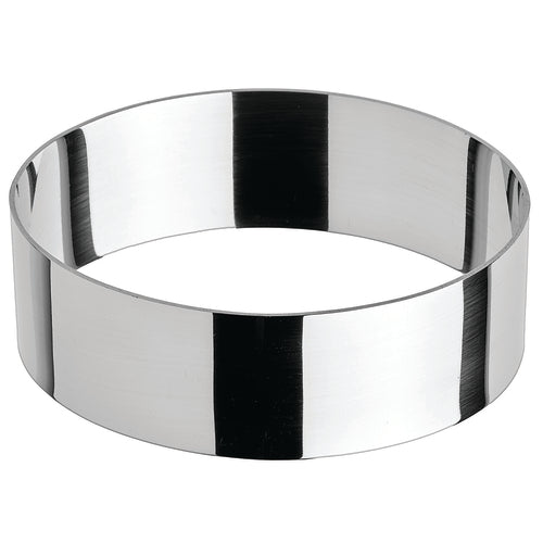 Product image #1 for Winco Oval Stainless Steel Pastry Mold, 4-Inch x 1-3/8-Inch