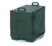 Cateraide Insulated End-Load Food Pan Carrier, Forest Green, Holds 5 Full-Size Pans