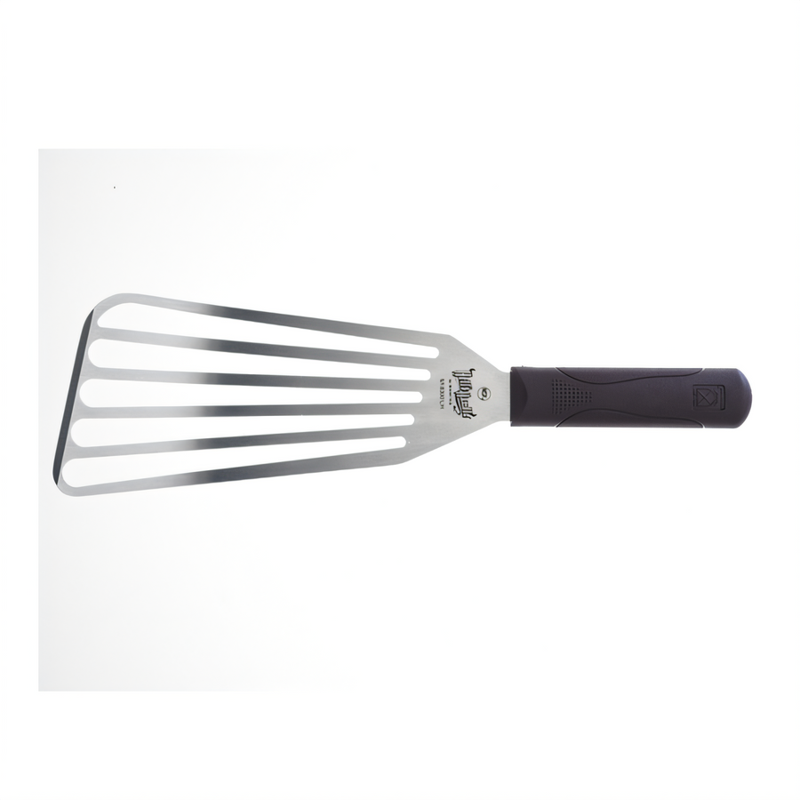 Product image #1 for Mercer Culinary Hell's Handle Left-Handed Flexible Slotted Fish Turner with 9 x 4 Inch Blade