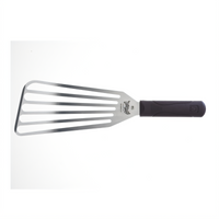 Mercer Culinary Hell's Handle Left-Handed Flexible Slotted Fish Turner with 9 x 4 Inch Blade
