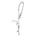 Thumbnail image #1 for EasyInstall Single Hole Deck-Mount Pre-Rinse Unit with 12-Inch Swing Add-On Faucet and 44-Inch Hose