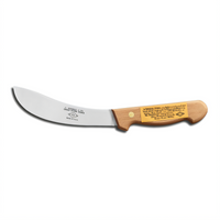 Traditional 6-Inch Beef Skinning Knife with Beech Wood Handle