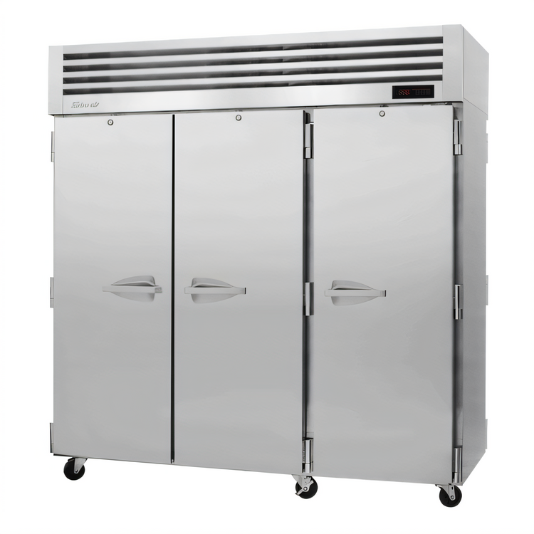 Product image #1 for Turbo Air PRO Series Pass-Thru Heated Holding Cabinet, 3-Section, 78.1 Cu. Ft., 6 Solid Doors
